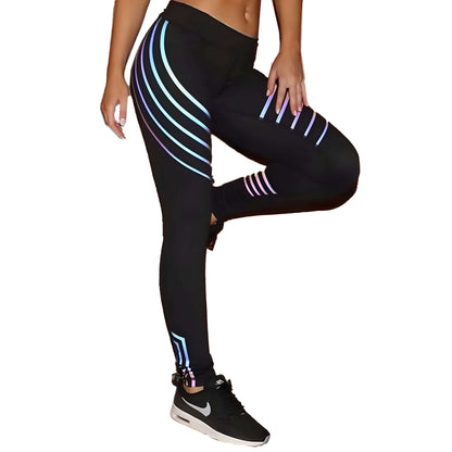 Alpha Juliet Aura High-Waisted Reflective Leggings ALPHA JULIET PREMIUM ACTIVEWEAR