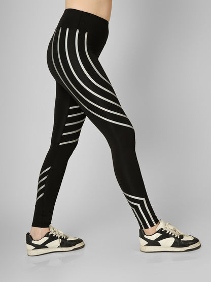 Alpha Juliet Aura High-Waisted Reflective Leggings