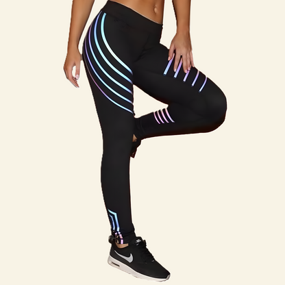 Alpha Juliet Aura High-Waisted Reflective Leggings